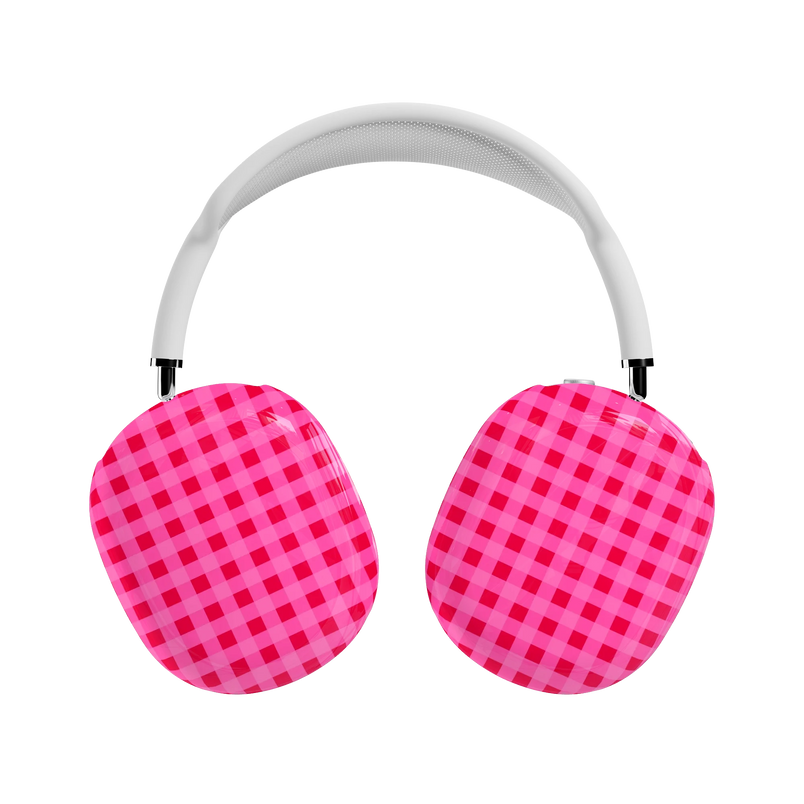 Sweet Jam | Hot Pink Gingham AirPods Max Case - AirPods Max