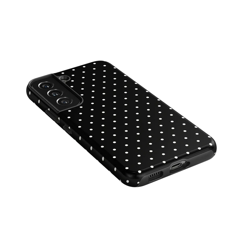 On the Dot | Black Polka Dot Case