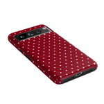 On the Dot | Maroon Polka Dot Case