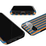 Go New York | Blue & Orange Stripes Case