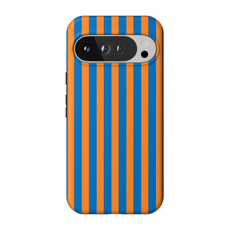 Go New York | Blue & Orange Stripes Case - Google Pixel 9 Pro XL