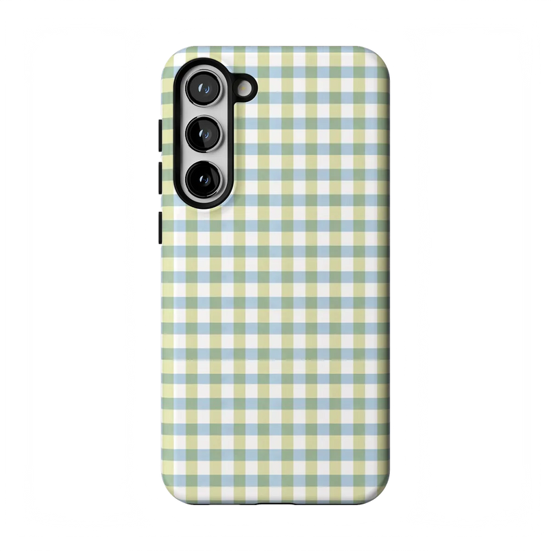 Pastel Picnic | Blue & Green Gingham Case