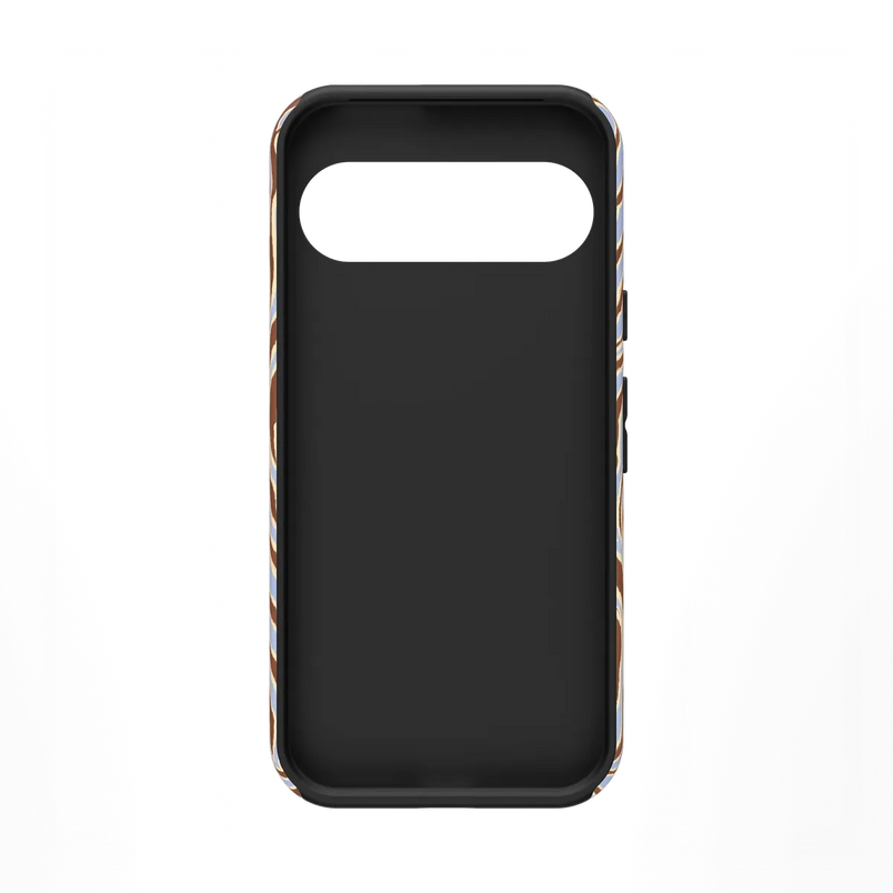 Untamed | Brown & Blue Zebra Case