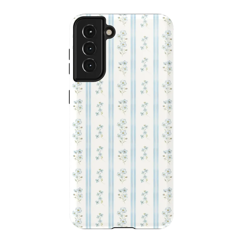 Cottage Stripe | Blue Floral Case
