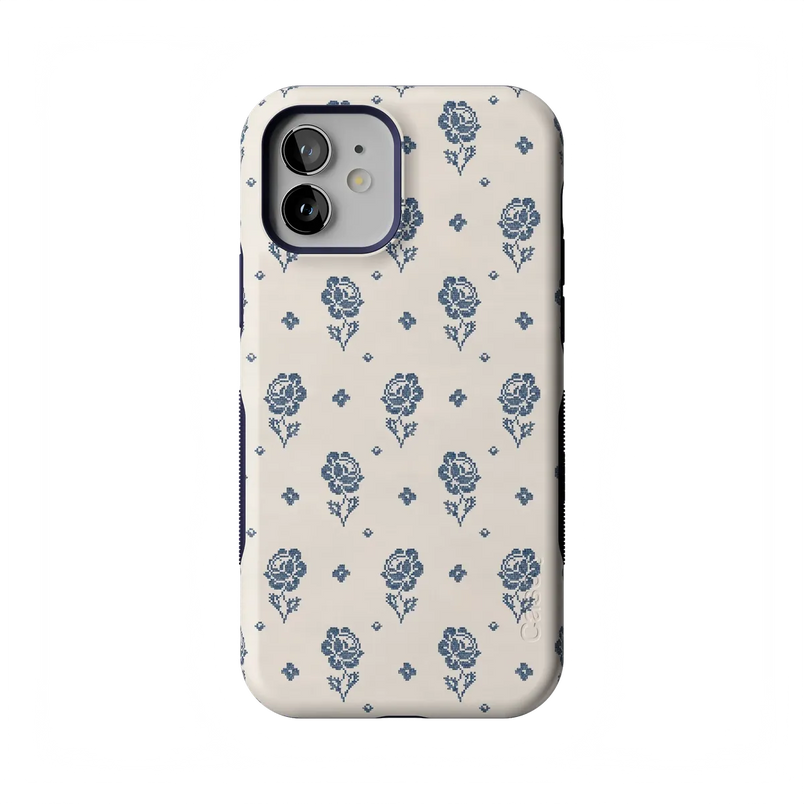 Seaside Stitch | Vintage Roses Case - iPhone 12