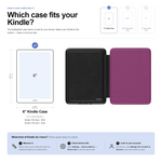 On the Dot | Plum Polka Dot Kindle Case