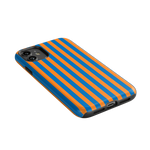 Go New York | Blue & Orange Stripes Case