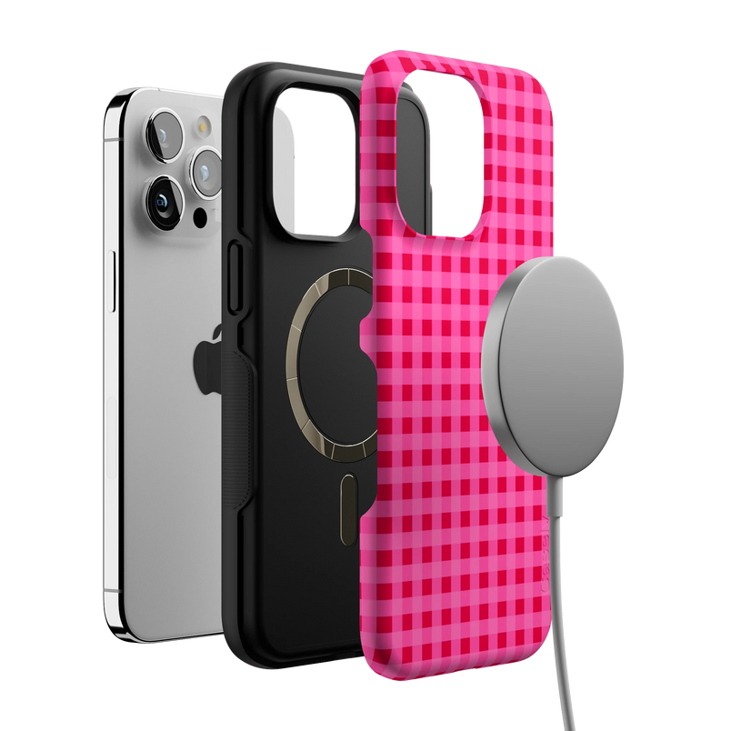 Sweet Jam | Hot Pink Gingham Case