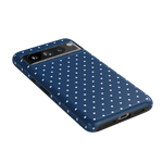 On the Dot | Navy Polka Dot Case