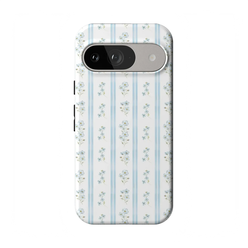 Cottage Stripe | Blue Floral Case