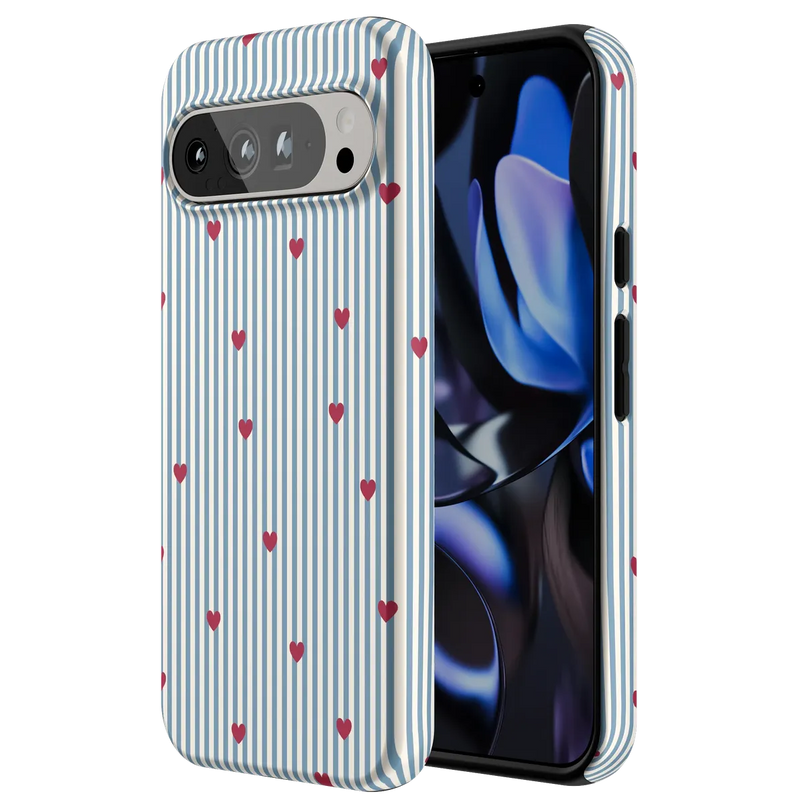 Love Lines | Blue Stripes Case