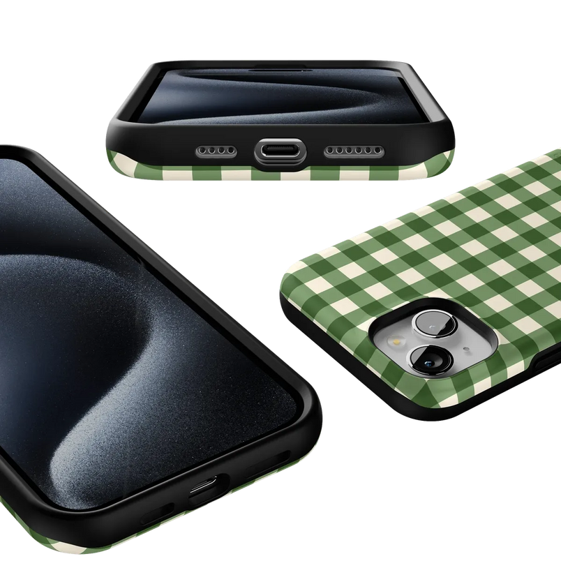 Checked Twice | Green Plaid Case