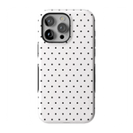 On the Dot | White Polka Dot Case