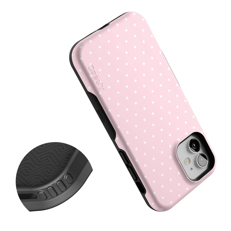On the Dot | Pink & White Polka Dot Case