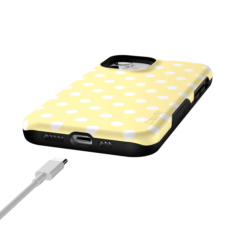 Spotted in SoHo | Yellow Polka Dot Case