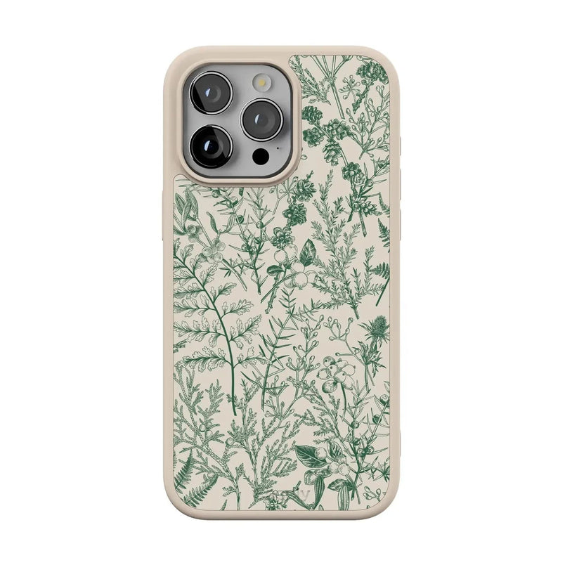 Sage Garden | Green Floral Case iPhone Case get.casely Align + MagSafe® iPhone 15 Pro Max 