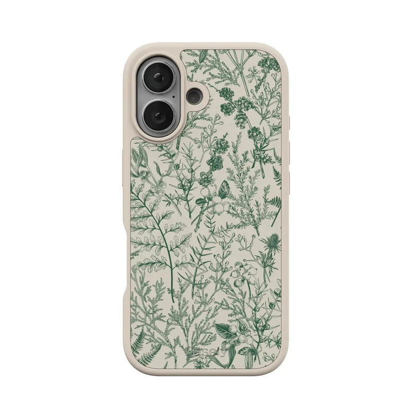 Sage Garden | Green Floral Case iPhone Case get.casely Align + MagSafe® iPhone 17 