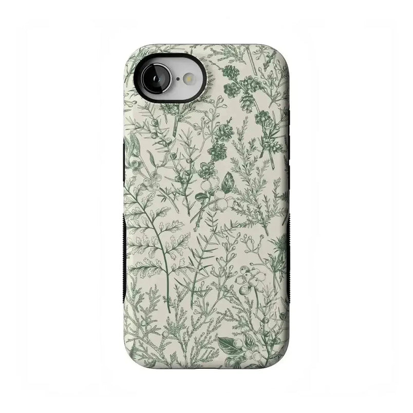 Sage Garden | Green Floral Case iPhone Case get.casely Bold Flex + MagSafe® iPhone 16e 