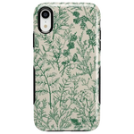 Sage Garden | Green Floral Case iPhone Case get.casely Bold iPhone XR 