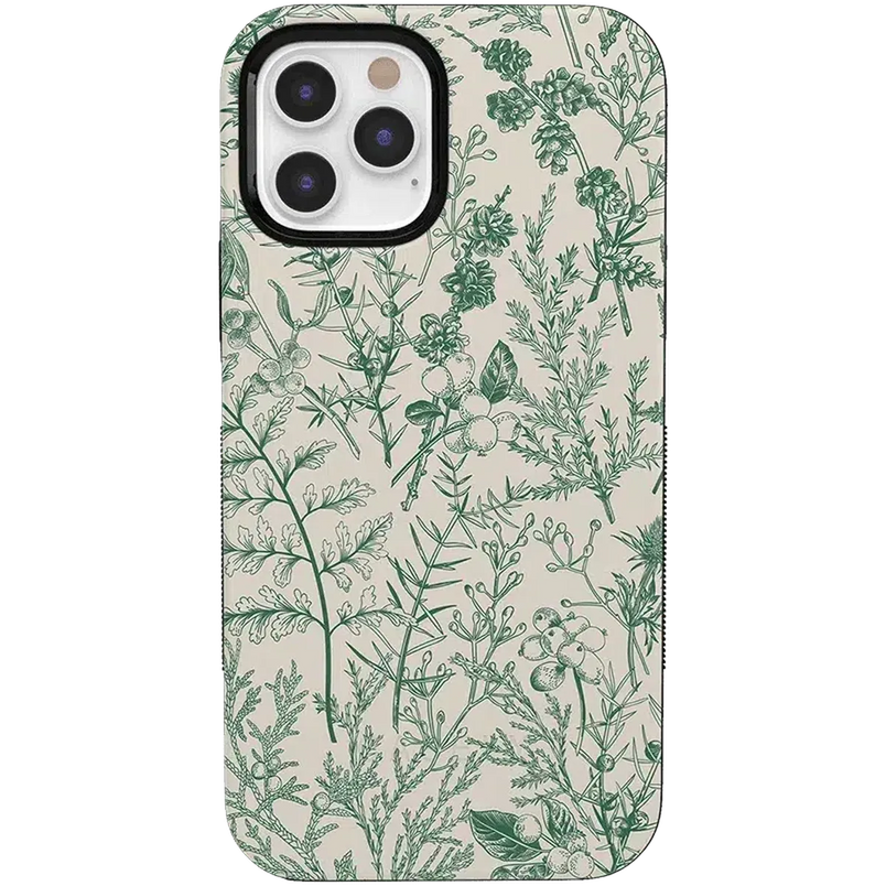 Sage Garden | Green Floral Case iPhone Case get.casely Bold + MagSafe® iPhone 12 Pro Max