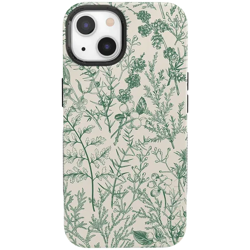Sage Garden | Green Floral Case iPhone Case get.casely Bold + MagSafe® iPhone 13