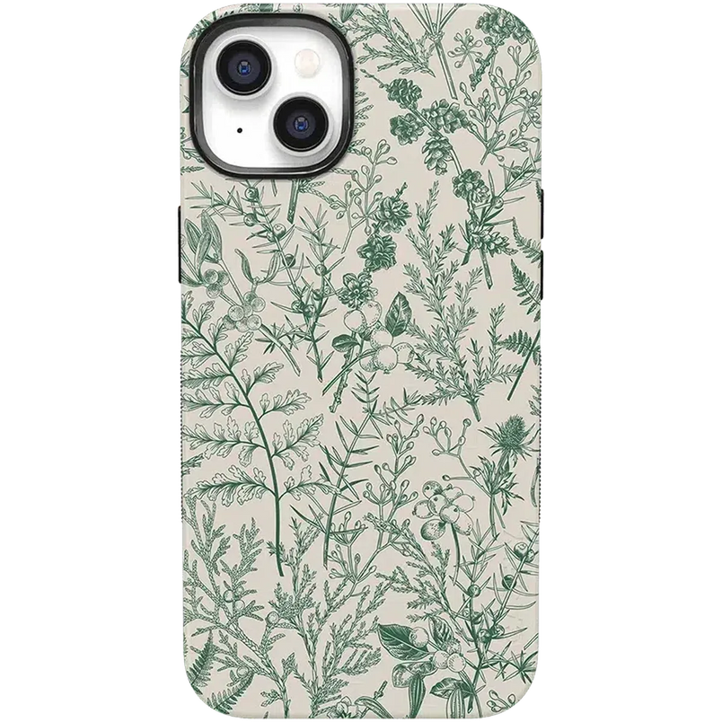 Sage Garden | Green Floral Case iPhone Case get.casely Bold + MagSafe® iPhone 14 Plus
