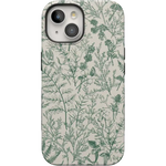 Sage Garden | Green Floral Case iPhone Case get.casely Bold + MagSafe® iPhone 15