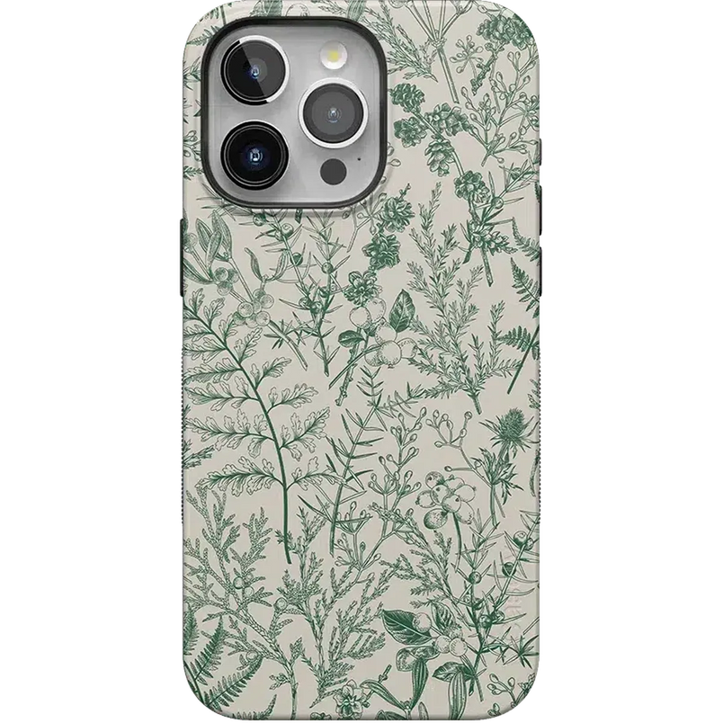 Sage Garden | Green Floral Case iPhone Case get.casely Bold + MagSafe® iPhone 15 Pro Max