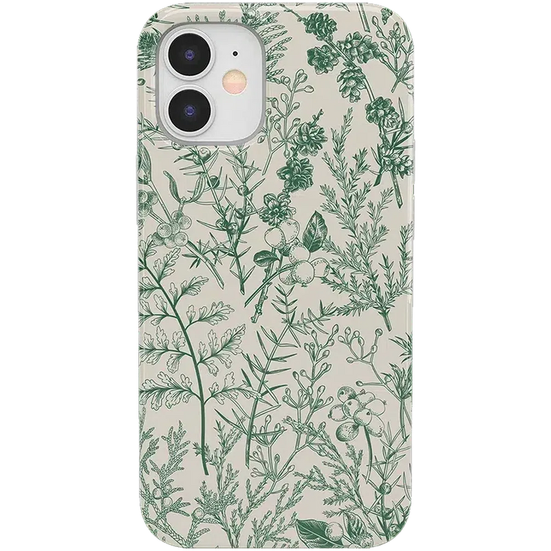 Sage Garden | Green Floral Case iPhone Case get.casely Classic iPhone 12