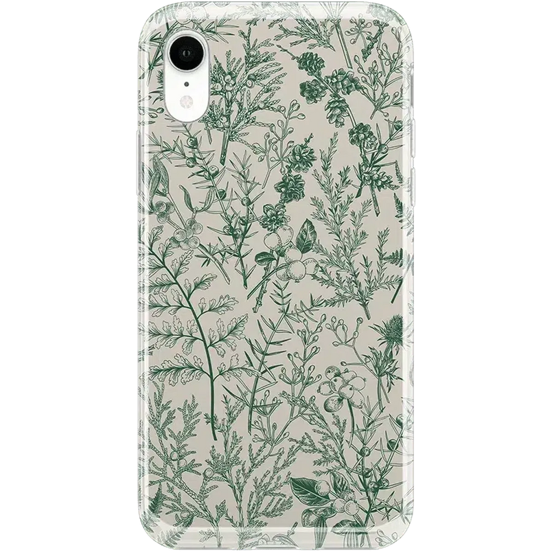 Sage Garden | Green Floral Case iPhone Case get.casely Classic iPhone XR 