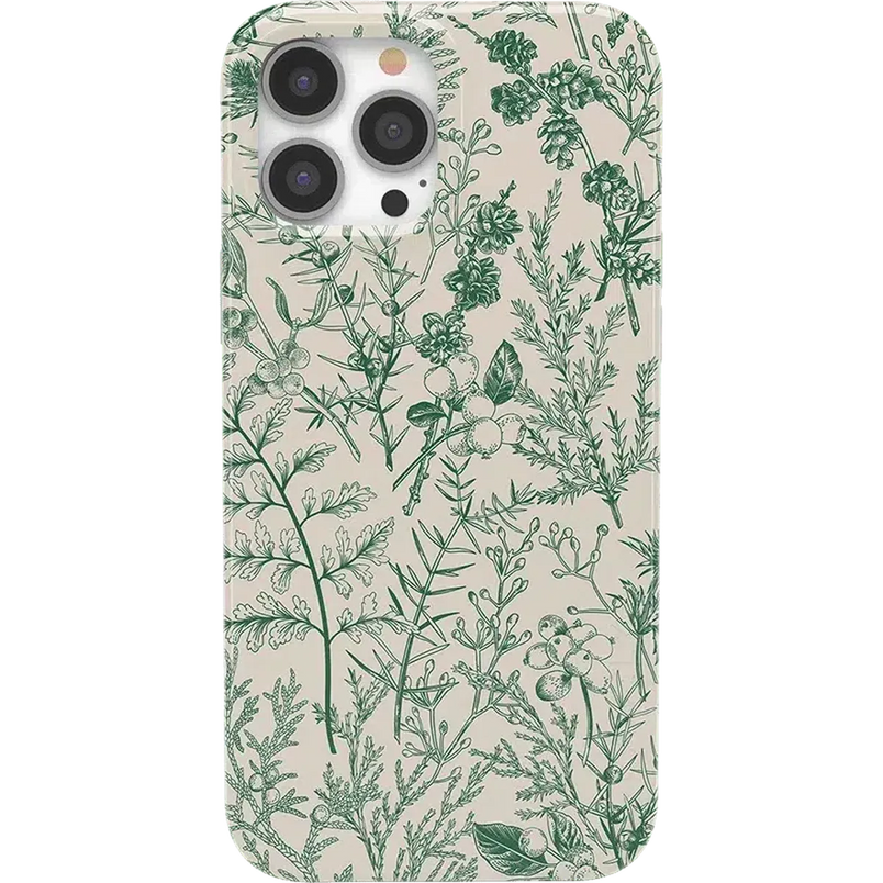 Sage Garden | Green Floral Case iPhone Case get.casely Classic + MagSafe® iPhone 13 Pro Max