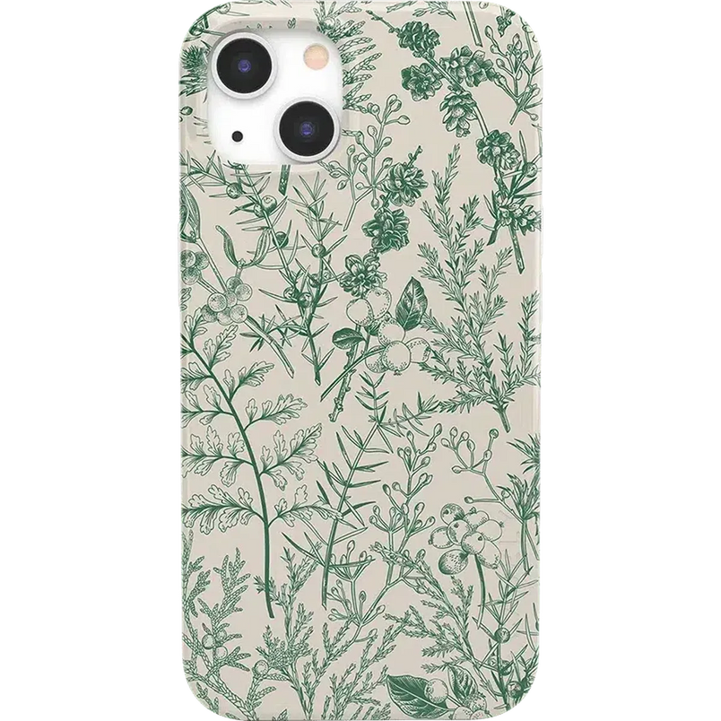 Sage Garden | Green Floral Case iPhone Case get.casely Classic + MagSafe® iPhone 13