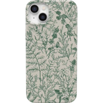 Sage Garden | Green Floral Case iPhone Case get.casely Classic + MagSafe® iPhone 14 Plus