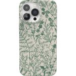 Sage Garden | Green Floral Case iPhone Case get.casely Classic + MagSafe® iPhone 14 Pro Max