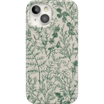 Sage Garden | Green Floral Case iPhone Case get.casely Classic + MagSafe® iPhone 15