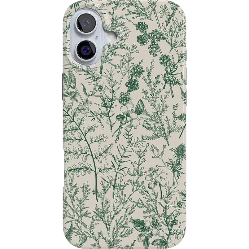 Sage Garden | Green Floral Case iPhone Case get.casely Classic + MagSafe® iPhone 16 Plus