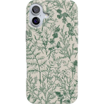 Sage Garden | Green Floral Case iPhone Case get.casely Classic + MagSafe® iPhone 16 Plus