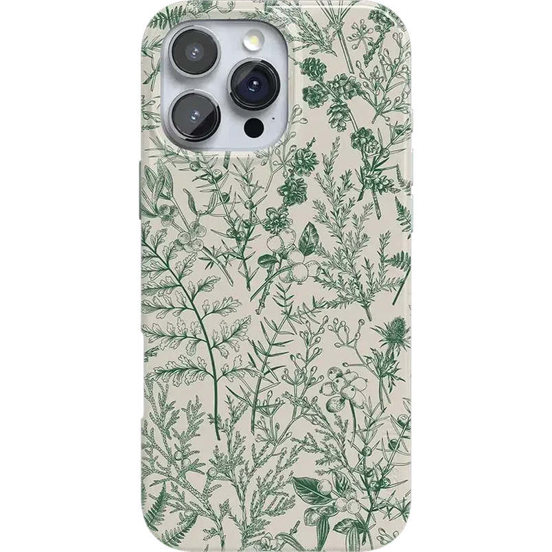 Sage Garden | Green Floral Case iPhone Case get.casely Classic + MagSafe® iPhone 16 Pro Max