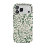 Sage Garden | Green Floral Case iPhone Case get.casely Classic + MagSafe® iPhone 17 Pro Max 