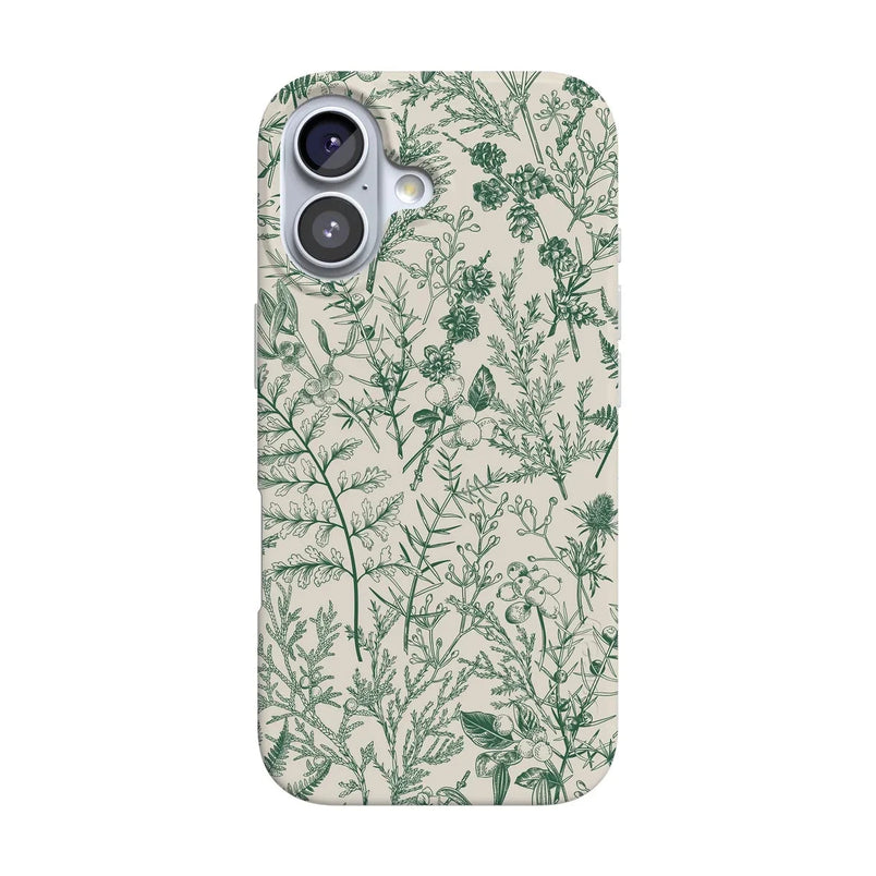 Sage Garden | Green Floral Case iPhone Case get.casely Classic + MagSafe® iPhone 17 