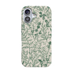 Sage Garden | Green Floral Case iPhone Case get.casely Classic + MagSafe® iPhone 17 