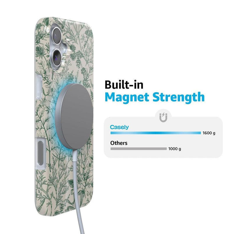 Sage Garden | Green Floral Case iPhone Case get.casely 