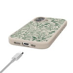 Sage Garden | Green Floral Case iPhone Case get.casely 