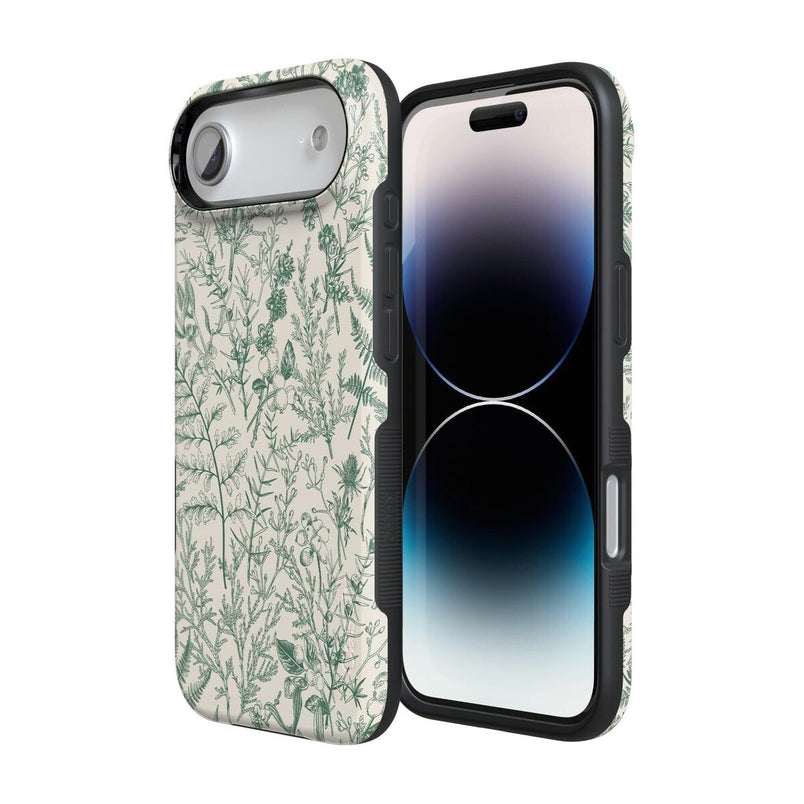 Sage Garden | Green Floral Case iPhone Case get.casely 