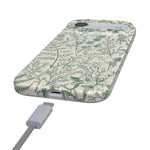 Sage Garden | Green Floral Case iPhone Case get.casely 