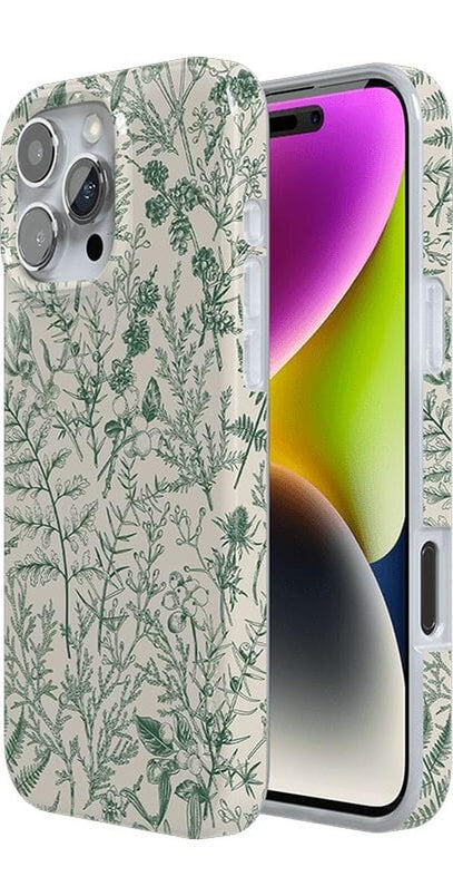Sage Garden | Green Floral Case iPhone Case get.casely 