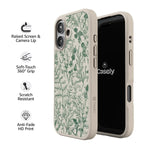 Sage Garden | Green Floral Case iPhone Case get.casely 