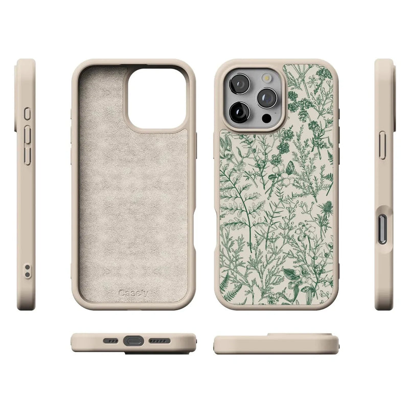 Sage Garden | Green Floral Case iPhone Case get.casely 