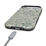 Sage Garden | Green Floral Case iPhone Case get.casely 