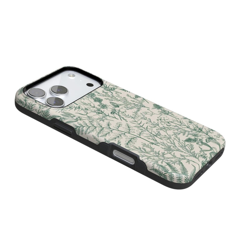 Sage Garden | Green Floral Case iPhone Case get.casely 